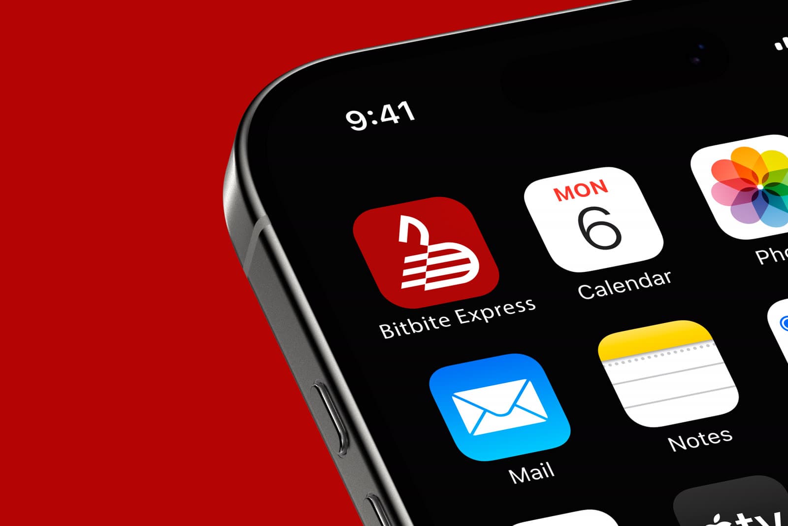 BitBite app icon on a phone home screen
